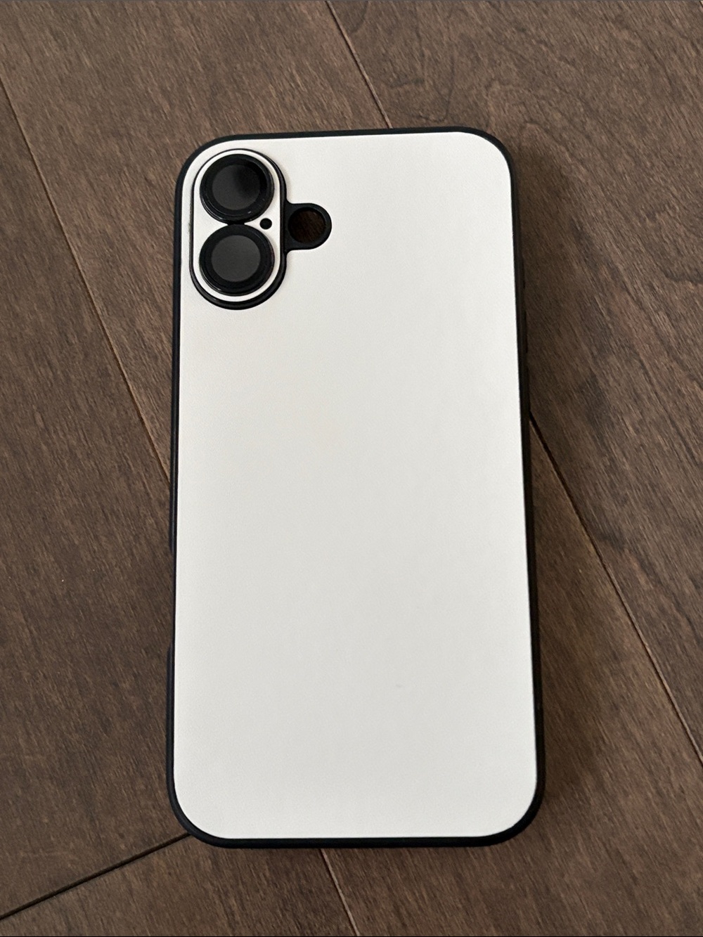 White iPhone 16 Plus Case, Camera Lens Film Anti-Drop, Tech Accessory Storage